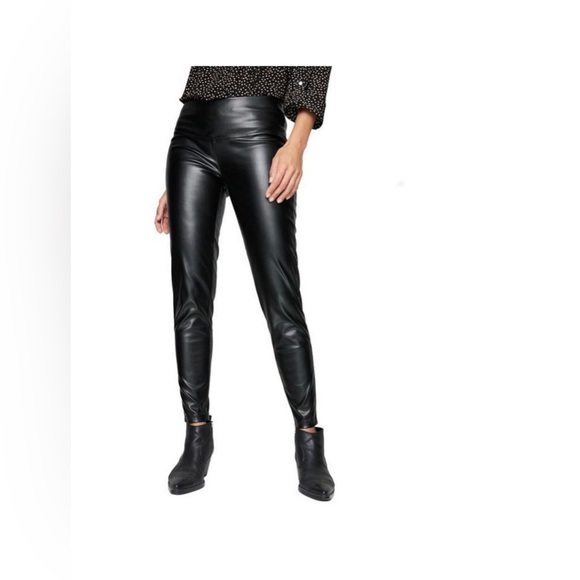 SOLD!!! Faux Leather Pants - Picture 3 of 6
